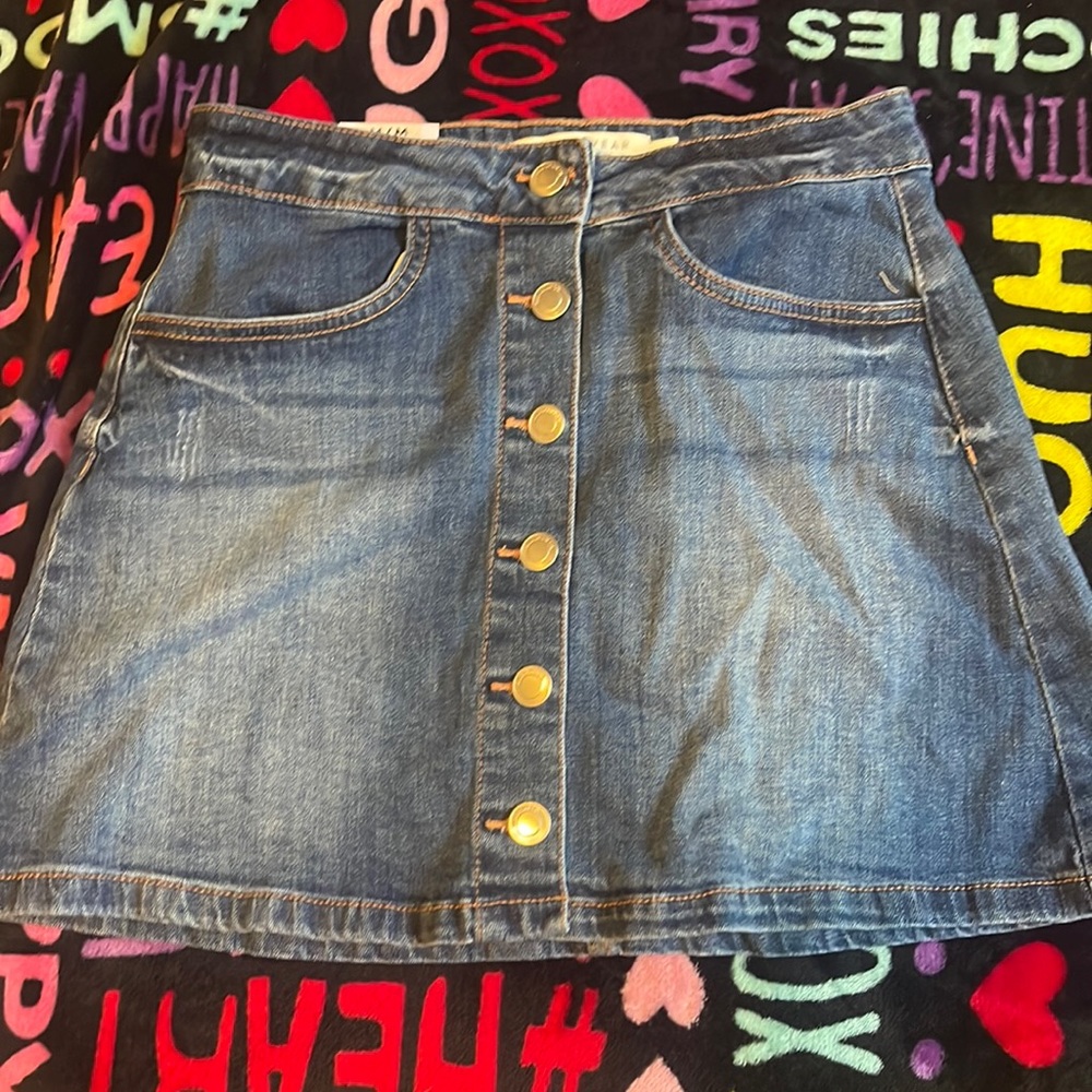 Mini Jean Skirt!